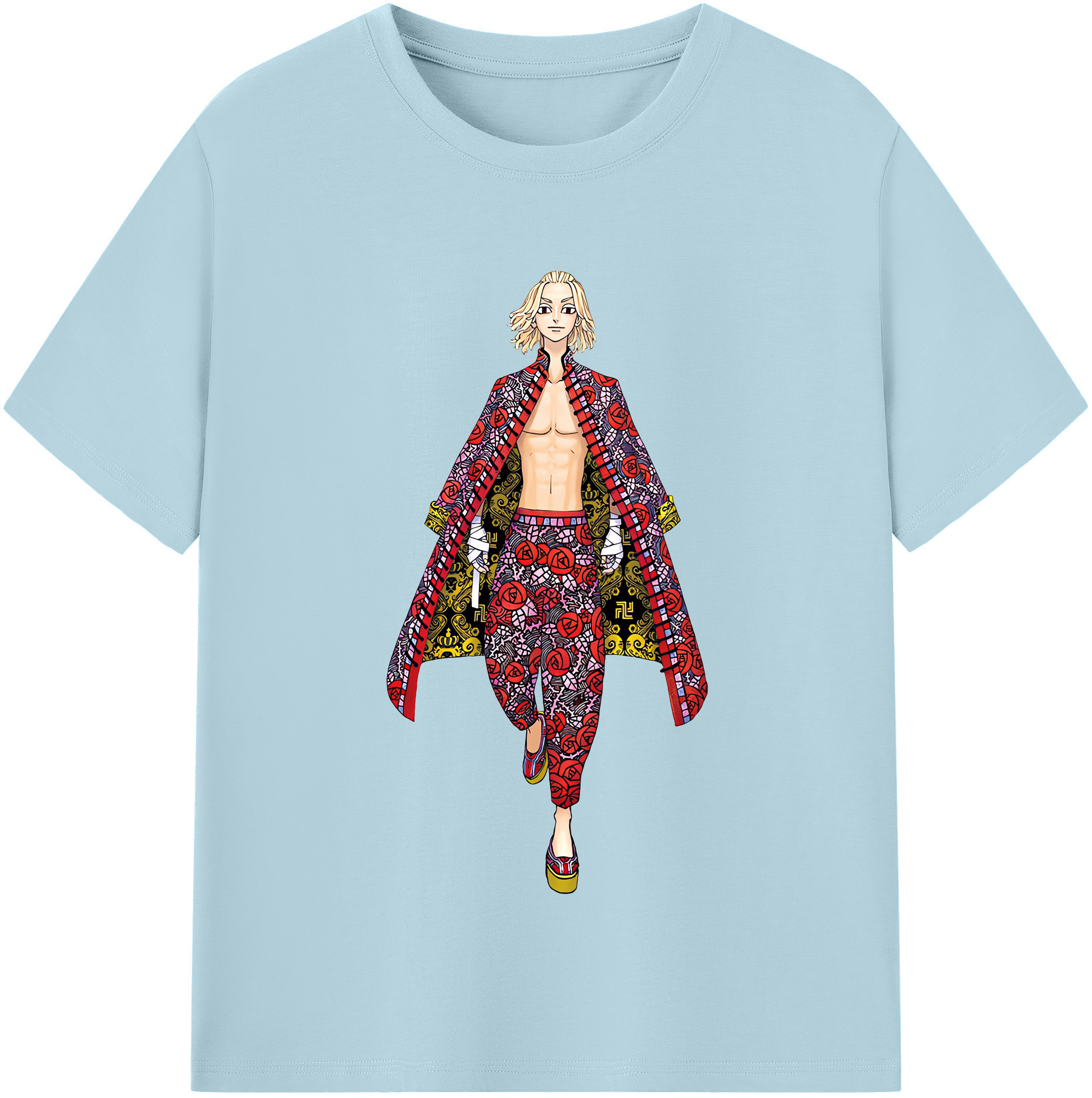 （画像用） 東京リベンジャーズ Tokyo Revengers 綿100％半袖Tシャツ（フロントプリント）